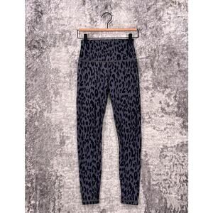 Carbon38 Black and Gray Animal Print Leggings S XS